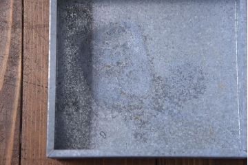 レトロ家具　昭和レトロ　SATO(佐藤産業)　小さなブリキガラスケース(ショーケース、収納箱)