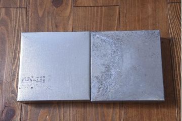 レトロ家具　昭和レトロ　SATO(佐藤産業)　小さなブリキガラスケース(ショーケース、収納箱)