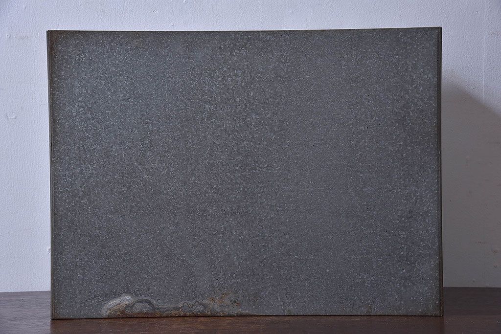 レトロ家具　昭和レトロ　SATO(佐藤産業)　小さなブリキガラスケース(ショーケース、収納箱)