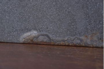 レトロ家具　昭和レトロ　SATO(佐藤産業)　小さなブリキガラスケース(ショーケース、収納箱)