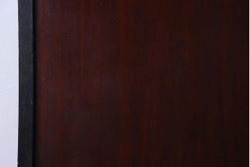 明治大正期　古い木製アンティーク帯戸(板戸、引き戸)2枚