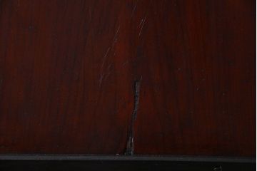 明治大正期　古い木製アンティーク帯戸(板戸、引き戸)2枚