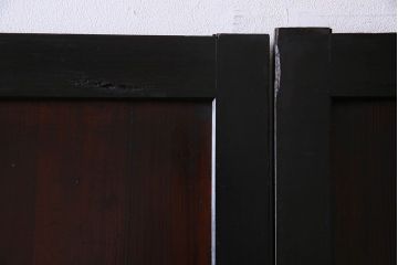 【S様ご成約済み・ご決済用】明治期　古い木製アンティーク帯戸(板戸、引き戸)3枚