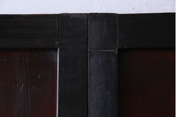 【S様ご成約済み・ご決済用】明治期　古い木製アンティーク帯戸(板戸、引き戸)3枚