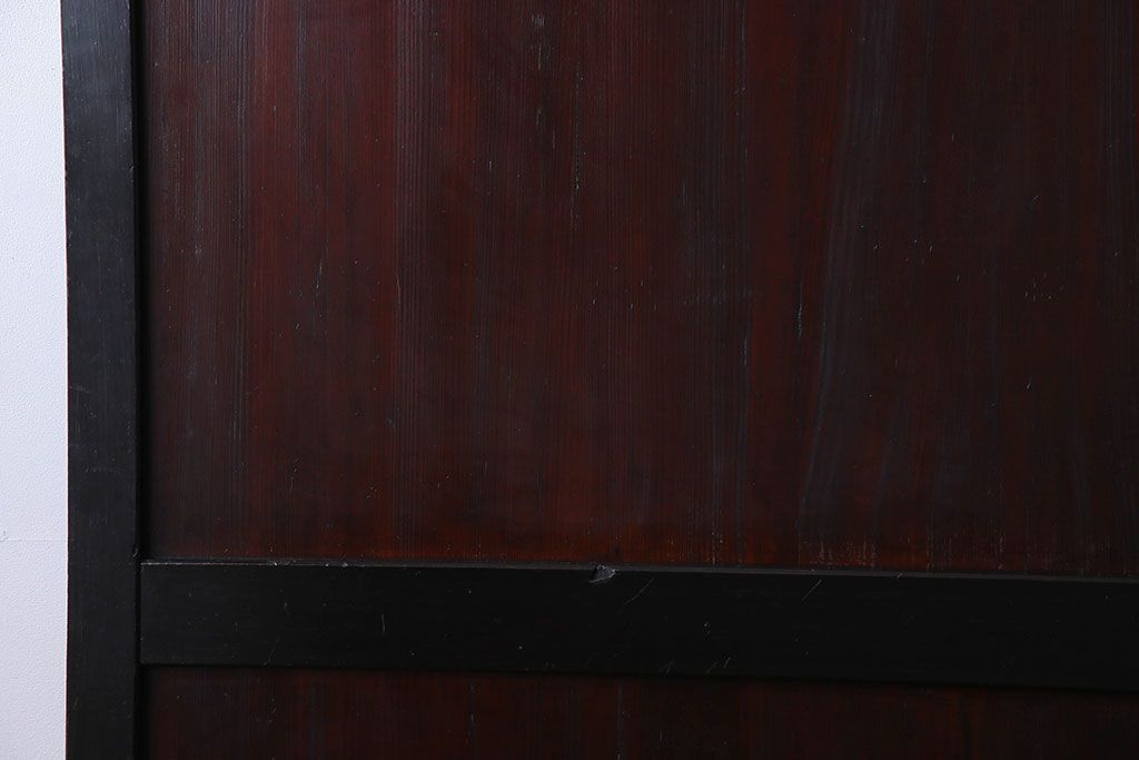 【S様ご成約済み・ご決済用】明治期　古い木製アンティーク帯戸(板戸、引き戸)3枚