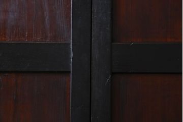 【S様ご成約済み・ご決済用】明治期　古い木製アンティーク帯戸(板戸、引き戸)3枚
