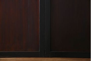 【S様ご成約済み・ご決済用】明治期　古い木製アンティーク帯戸(板戸、引き戸)3枚