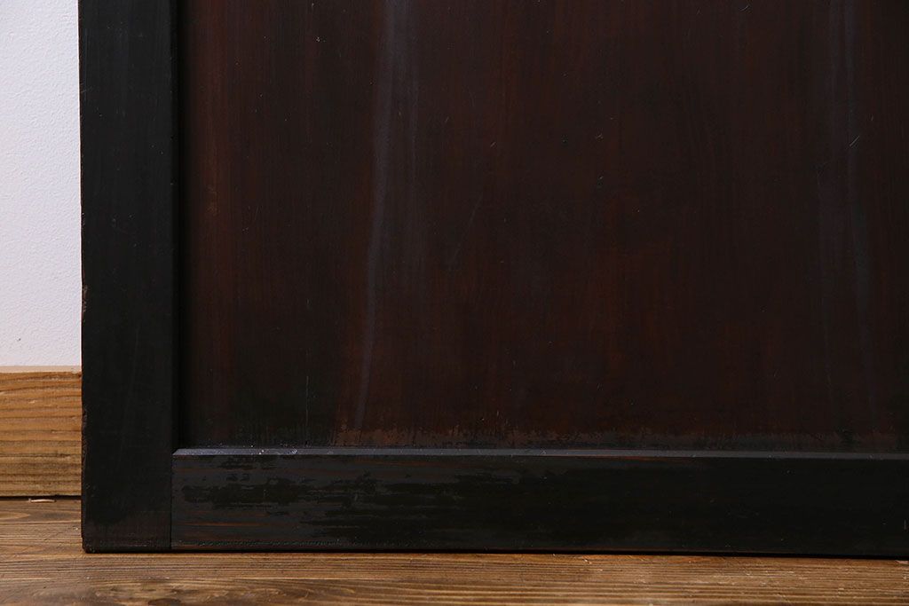 【S様ご成約済み・ご決済用】明治期　古い木製アンティーク帯戸(板戸、引き戸)3枚