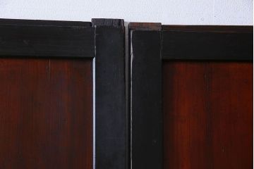 【S様ご成約済み・ご決済用】明治期　古い木製アンティーク帯戸(板戸、引き戸)3枚