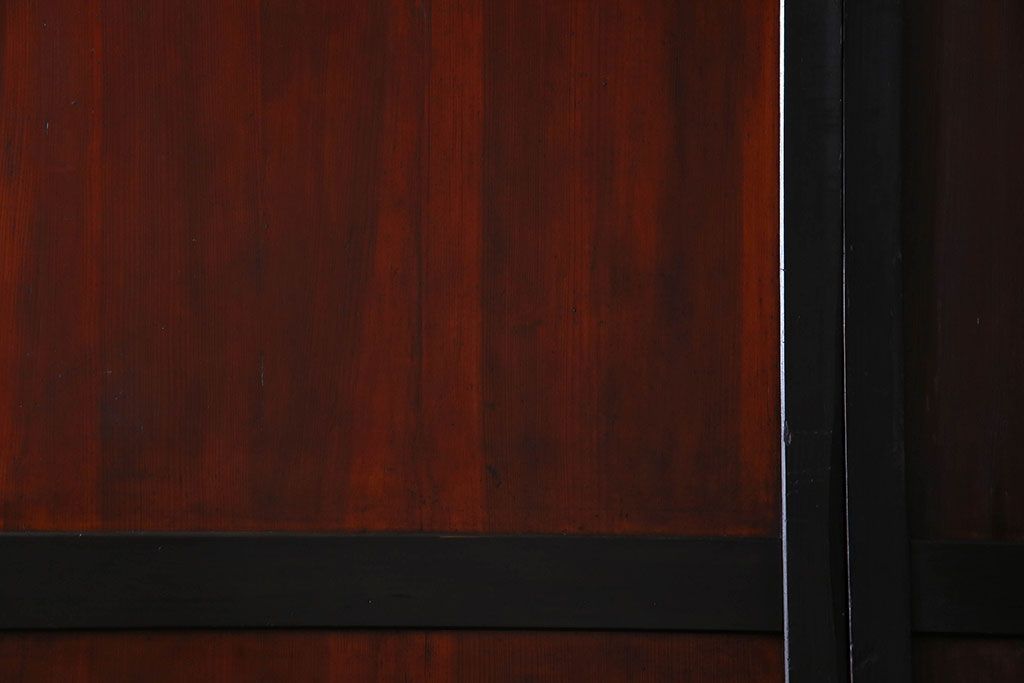 【S様ご成約済み・ご決済用】明治期　古い木製アンティーク帯戸(板戸、引き戸)3枚