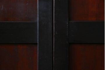 【S様ご成約済み・ご決済用】明治期　古い木製アンティーク帯戸(板戸、引き戸)3枚