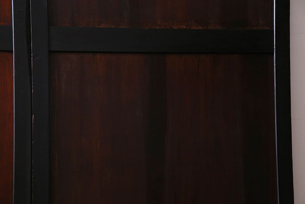 【S様ご成約済み・ご決済用】明治期　古い木製アンティーク帯戸(板戸、引き戸)3枚