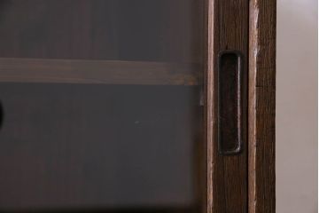 アンティーク家具　和製アンティーク　桐材の質感が味わい深いキャビネット(収納棚、戸棚)