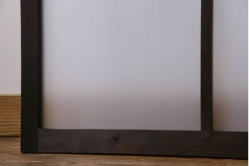 和製アンティーク　すりガラス使用　モダンなデザインのガラス戸(窓、引き戸)4枚組