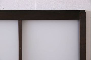 和製アンティーク　すりガラス使用　モダンなデザインのガラス戸(窓、引き戸)4枚組