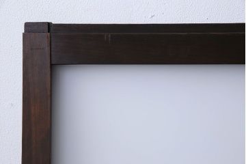 和製アンティーク　すりガラス使用　モダンなデザインのガラス戸(窓、引き戸)4枚組