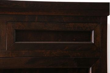 中古　美品　松本民芸家具　503型　直線のデザインが目を引く整理箪笥(引き出し、衣装箪笥、チェスト)(定価約28万円)(1)