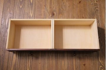 中古　美品　北海道民芸家具　シックな存在感を放つ本箱(書棚、収納棚)