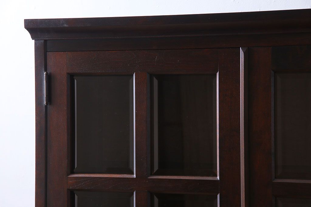 中古　美品　北海道民芸家具　シックな存在感を放つ本箱(書棚、収納棚)