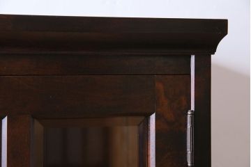 中古　美品　北海道民芸家具　シックな存在感を放つ本箱(書棚、収納棚)