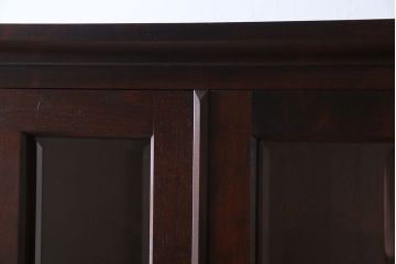 中古　美品　北海道民芸家具　シックな存在感を放つ本箱(書棚、収納棚)