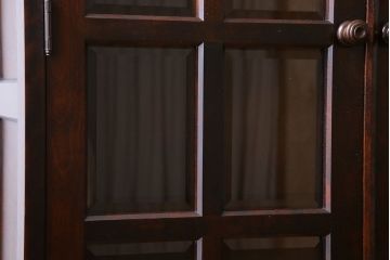 中古　美品　北海道民芸家具　シックな存在感を放つ本箱(書棚、収納棚)