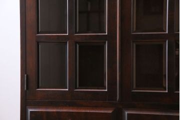 中古　美品　北海道民芸家具　シックな存在感を放つ本箱(書棚、収納棚)