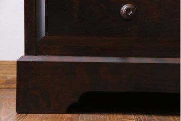 中古　美品　北海道民芸家具　シックな存在感を放つ本箱(書棚、収納棚)