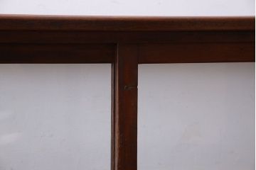 アンティーク家具　和製アンティーク　木の質感が味わい深い　卓上でも使えるガラスケース(ショーケース)