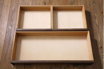 ビンテージ　永田良介商店製　S型　シックなデザインの整理箪笥(チェスト)(定価41万円)