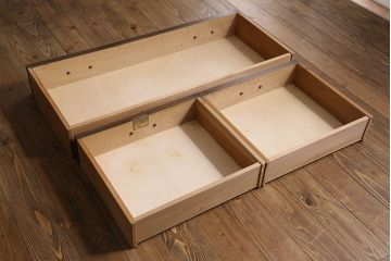 ビンテージ　永田良介商店製　S型　シックなデザインの整理箪笥(チェスト)(定価41万円)