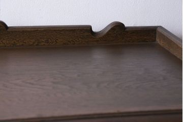 中古　希少!永田良介商店製　気品漂う格子型本箱(ブックケース、収納棚、戸棚)(定価37万円)