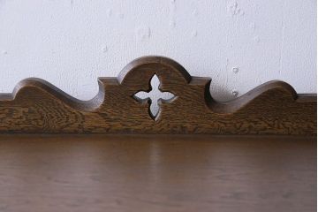 中古　希少!永田良介商店製　気品漂う格子型本箱(ブックケース、収納棚、戸棚)(定価37万円)