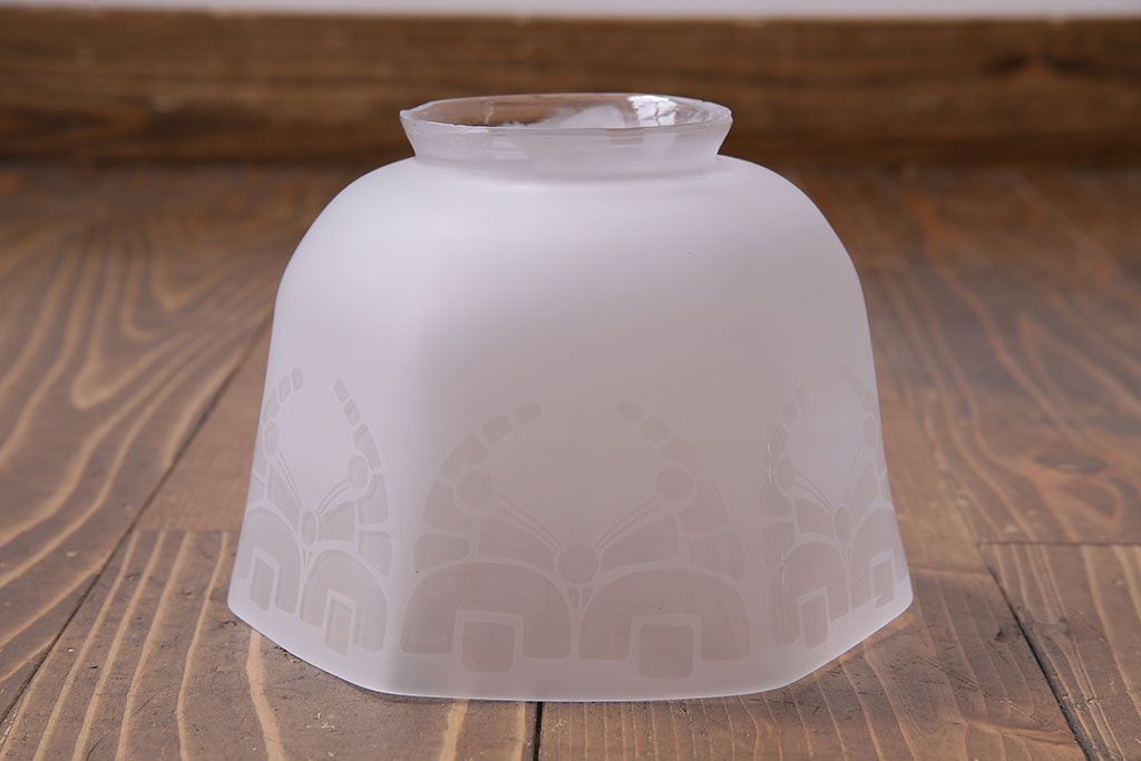 アンティーク　エッチング加工がおしゃれなシェード(天井照明、ペンダントライト)