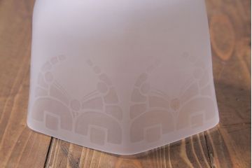 アンティーク　エッチング加工がおしゃれなシェード(天井照明、ペンダントライト)