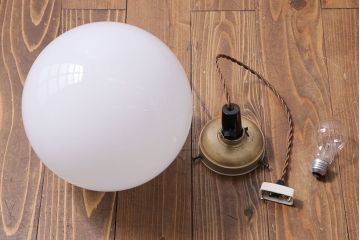 昭和レトロ　使い勝手の良いシンプルなデザインのペンダントライト(天井照明)