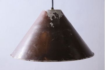 昭和レトロ　アルミ製　ジャンクスタイルにおすすめのシェード(天井照明、ペンダントライト)