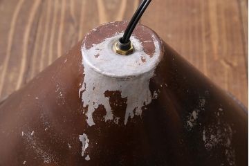 昭和レトロ　アルミ製　ジャンクスタイルにおすすめのシェード(天井照明、ペンダントライト)