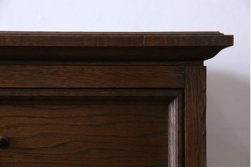 ビンテージ　永田良介商店製　S型　シックなデザインの整理箪笥(チェスト)(定価41万円)(1)