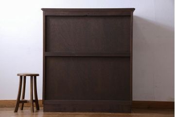 ビンテージ　永田良介商店製　S型　シックなデザインの整理箪笥(チェスト)(定価41万円)(1)