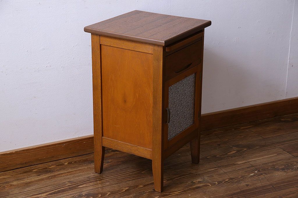 アンティーク　ビンテージ　電話台 キャビネットサイドテーブル　希少品 アンティーク ビンテージ 電話台 キャビネットサイドテーブル