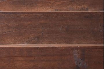 アンティーク雑貨　総桐材　古い木製のアンティーク飾り台(ディスプレイ台、花台、ウッドステージ)(1)