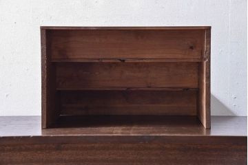 アンティーク雑貨　総桐材　古い木製のアンティーク飾り台(ディスプレイ台、花台、ウッドステージ)(1)