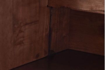 アンティーク雑貨　総桐材　古い木製のアンティーク飾り台(ディスプレイ台、花台、ウッドステージ)(1)