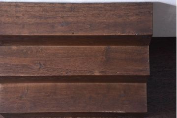 アンティーク雑貨　総桐材　古い木製のアンティーク飾り台(ディスプレイ台、花台、ウッドステージ)(2)