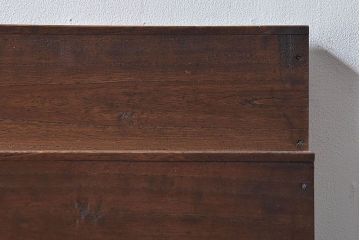 アンティーク雑貨　総桐材　古い木製のアンティーク飾り台(ディスプレイ台、花台、ウッドステージ)(2)