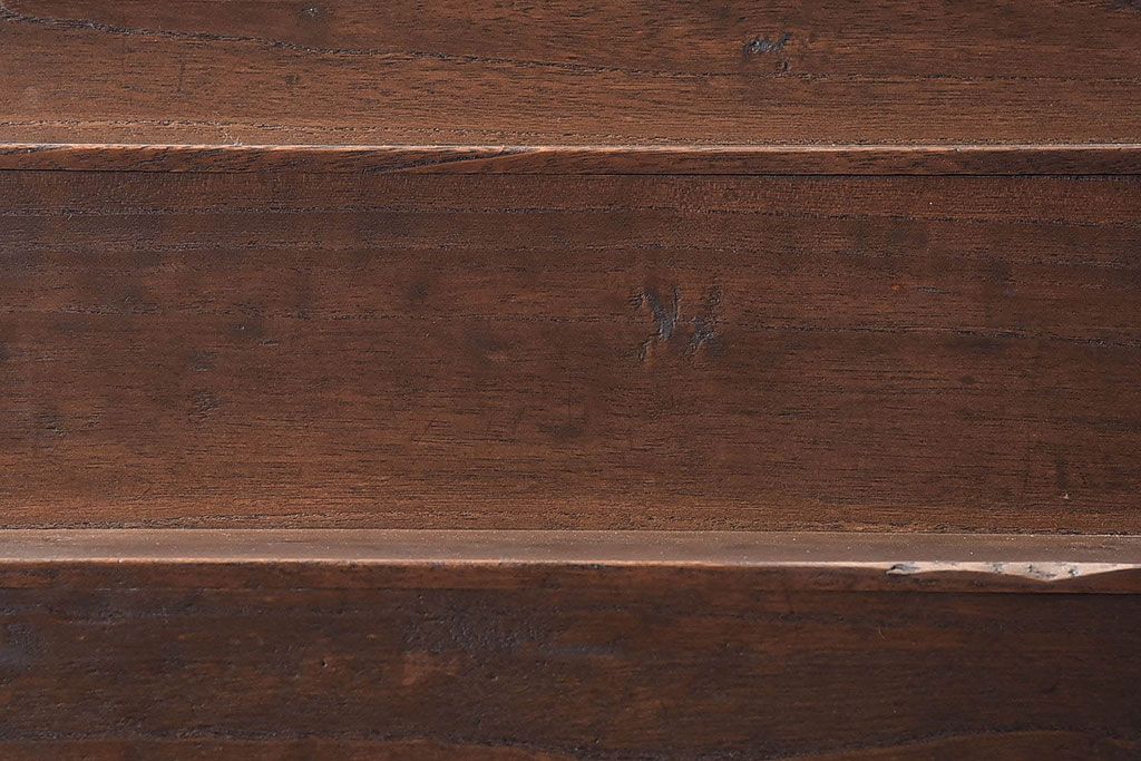 アンティーク雑貨　総桐材　古い木製のアンティーク飾り台(ディスプレイ台、花台、ウッドステージ)(2)