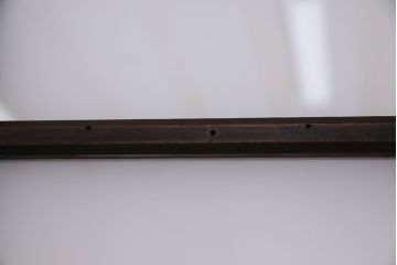 大正ロマン　色ガラス入りのアンティークガラス戸(引き戸、建具)2枚セット