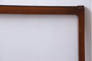 昭和レトロ　モールガラス入り　シンプルで使いやすいガラス戸(窓、引き戸、建具)