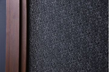 和製アンティーク　ダイヤガラス入り　珍しいデザインのガラス戸(引き戸、建具)2枚組